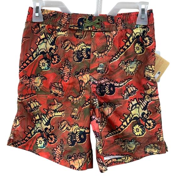 NWT New Disney Cars on the Road Boys 5/6 Lined UPF 50+ Swim Swimming Trunks - Picture 1 of 4